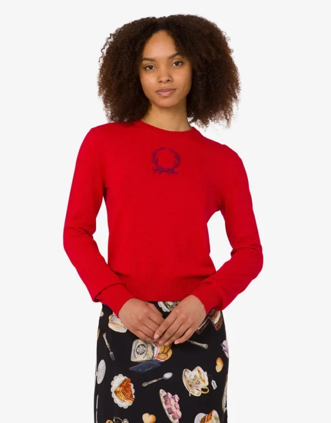 Jersey de mezcla de lana Laurel Crown Jersey de mezcla de lana Laurel Crown