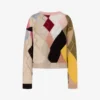 Jersey de mohair con incrustaciones de gasa Jersey de mohair con incrustaciones de gasa