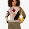 Jersey de mohair con incrustaciones de gasa Jersey de mohair con incrustaciones de gasa