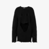 Jersey oversize de lana tallada