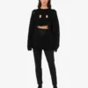 Jersey oversize de lana tallada