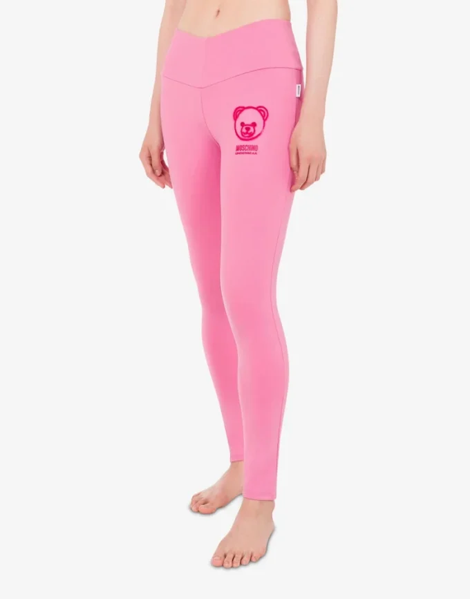 Leggings de tejido técnico Moschino Teddy Bear
