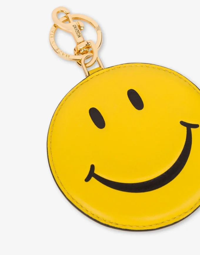 Llavero en napa Smiley®
