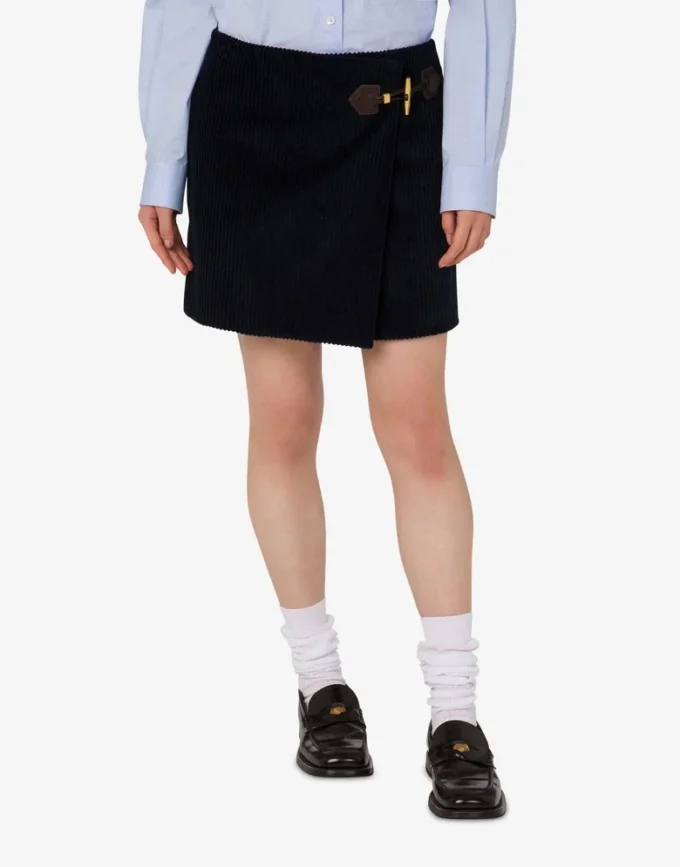 Minifalda de pana