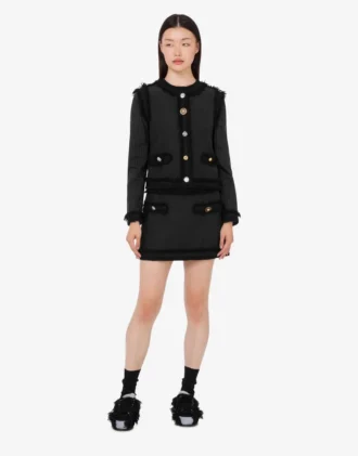 Chaqueta elástica de bouclé