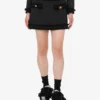 Minifalda elástica de bouclé Minifalda elástica de bouclé