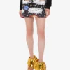 Minifalda estampada de mezcla de algodón Minifalda estampada de mezcla de algodón
