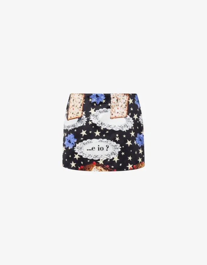 Minifalda estampada de mezcla de algodón Minifalda estampada de mezcla de algodón