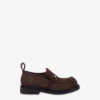 Mocasines universitarios de ante