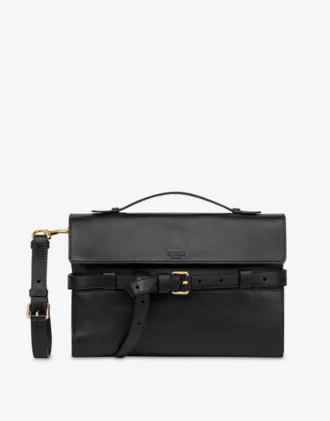 Moschino Tie Me Nappa Clutch