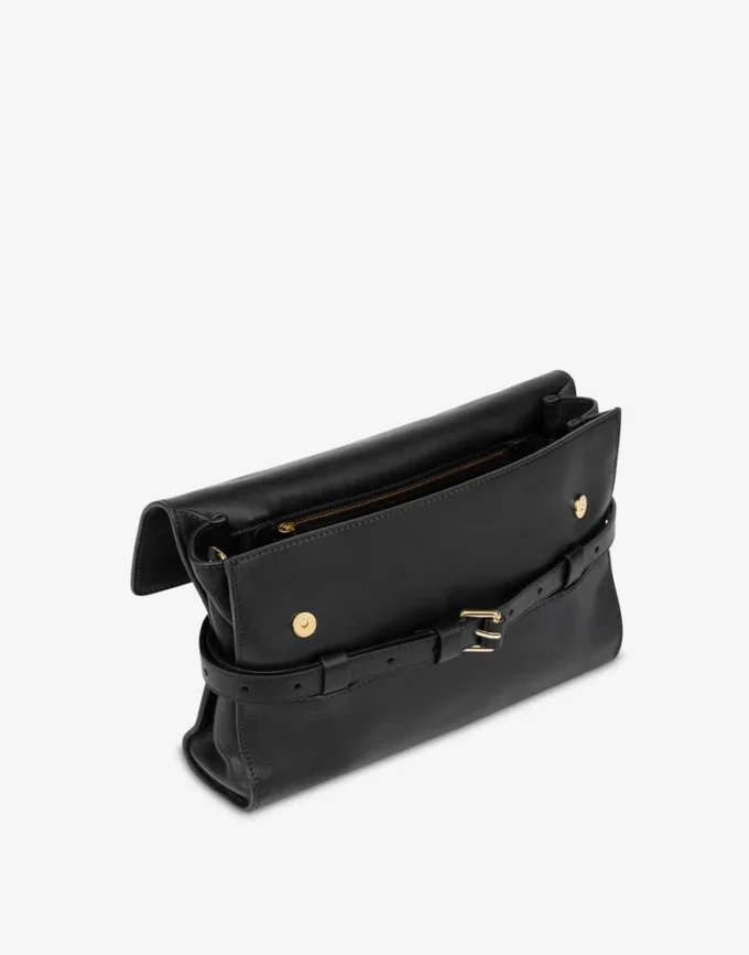 Moschino Tie Me Nappa Clutch Moschino Tie Me Nappa Clutch