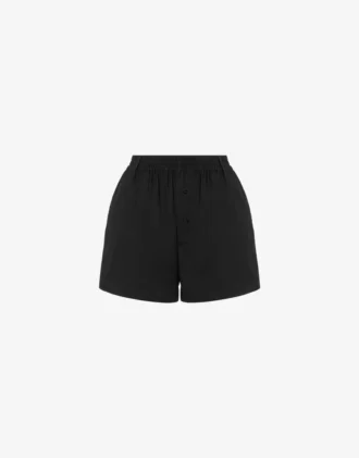 Pantalones cortos de popelín de algodón estampados con lunares