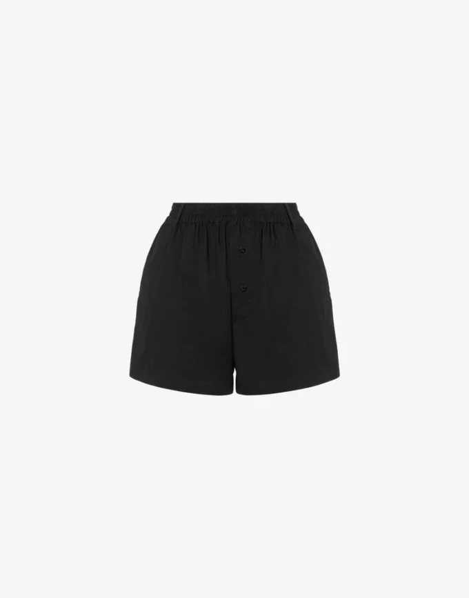 Pantalones cortos de popelín de algodón estampados con lunares