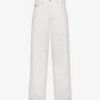 Pantalones de algodón shantung