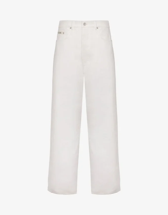 Pantalones de algodón shantung