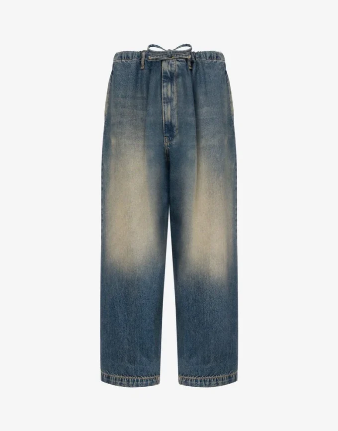 Pantalones de denim de algodón