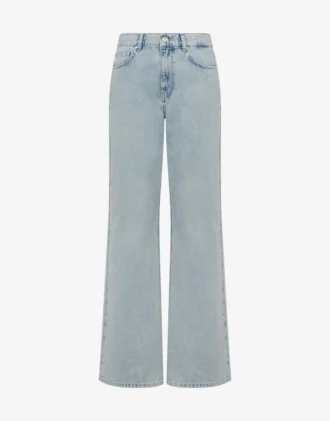 Pantalones de denim de algodón
