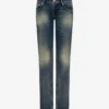 Pantalones de denim de algodón