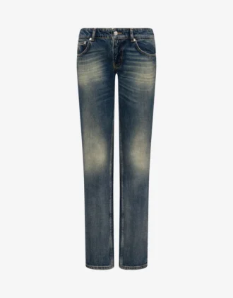 Pantalones de denim de algodón