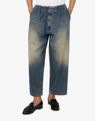Pantalones de denim de algodón