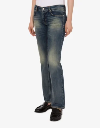 Pantalones de denim de algodón