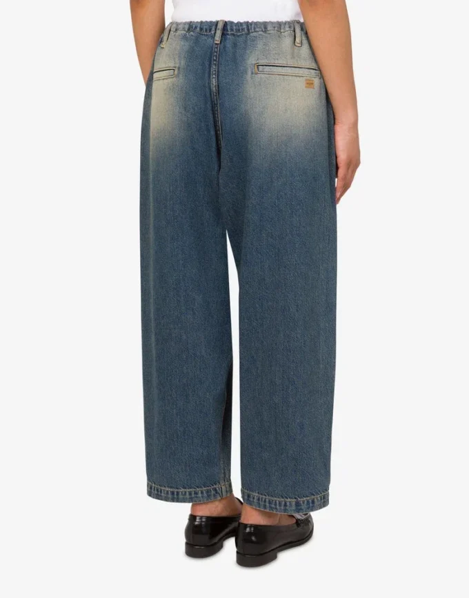 Pantalones de denim de algodón