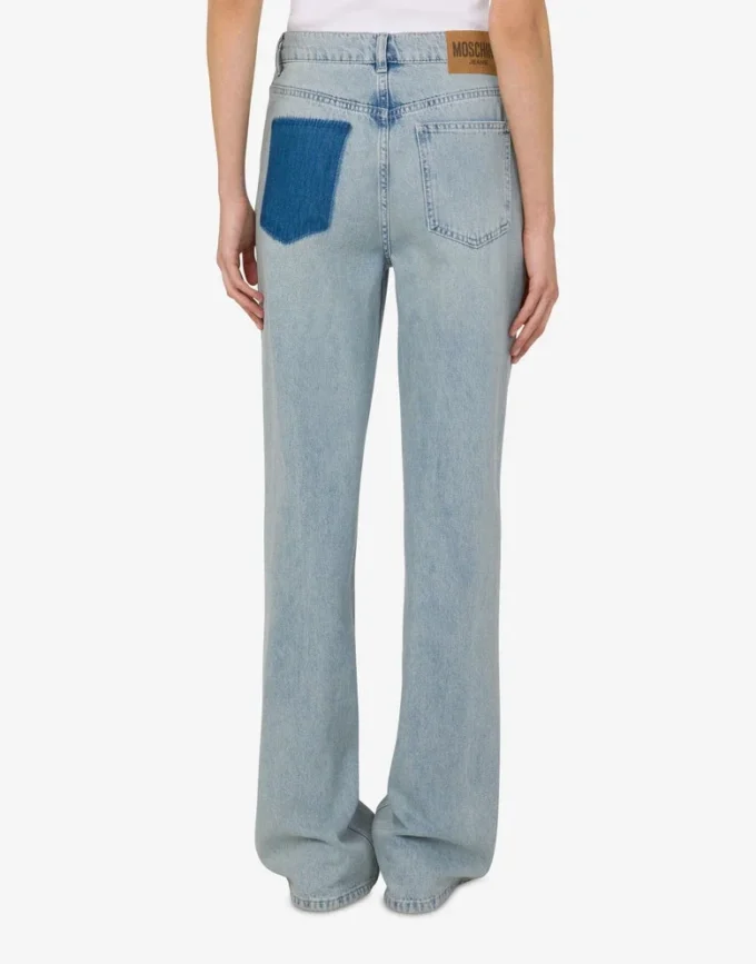Pantalones de denim de algodón