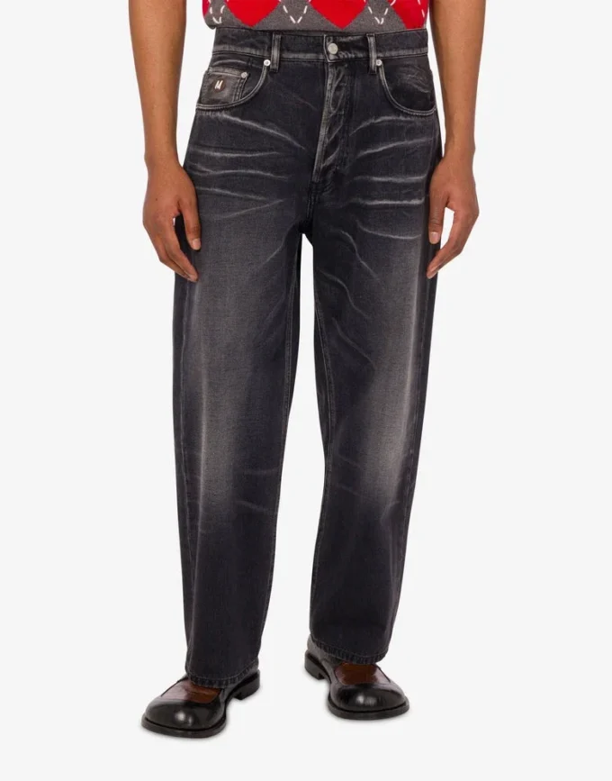 Pantalones de denim de algodón Pantalones de denim de algodón