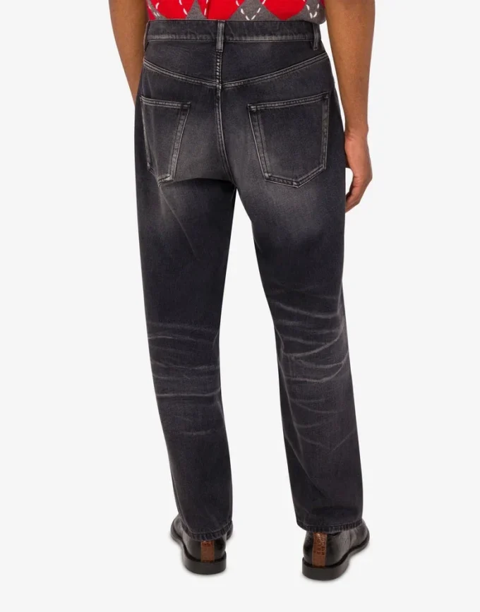 Pantalones de denim de algodón Pantalones de denim de algodón