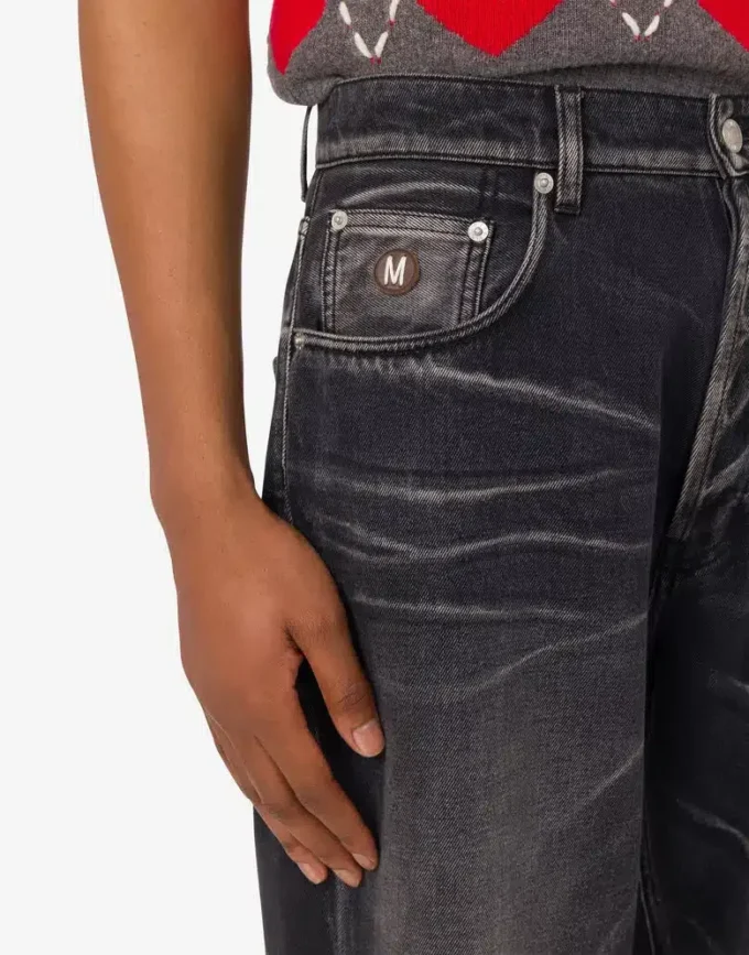 Pantalones de denim de algodón Pantalones de denim de algodón