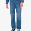 Pantalones de denim de algodón azul Pantalones de denim de algodón azul