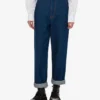 Pantalones de denim de algodón azul