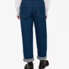 Pantalones de denim de algodón azul