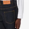 Pantalones de denim de algodón azul Pantalones de denim de algodón azul