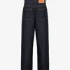 Pantalones de denim de algodón azul Pantalones de denim de algodón azul