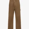 Pantalones de doble tricotina de algodón