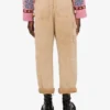 Pantalones de dril teñidos en prenda Pantalones de dril teñidos en prenda