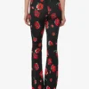 Pantalones de jersey elástico estampado Pantalones de jersey elástico estampado