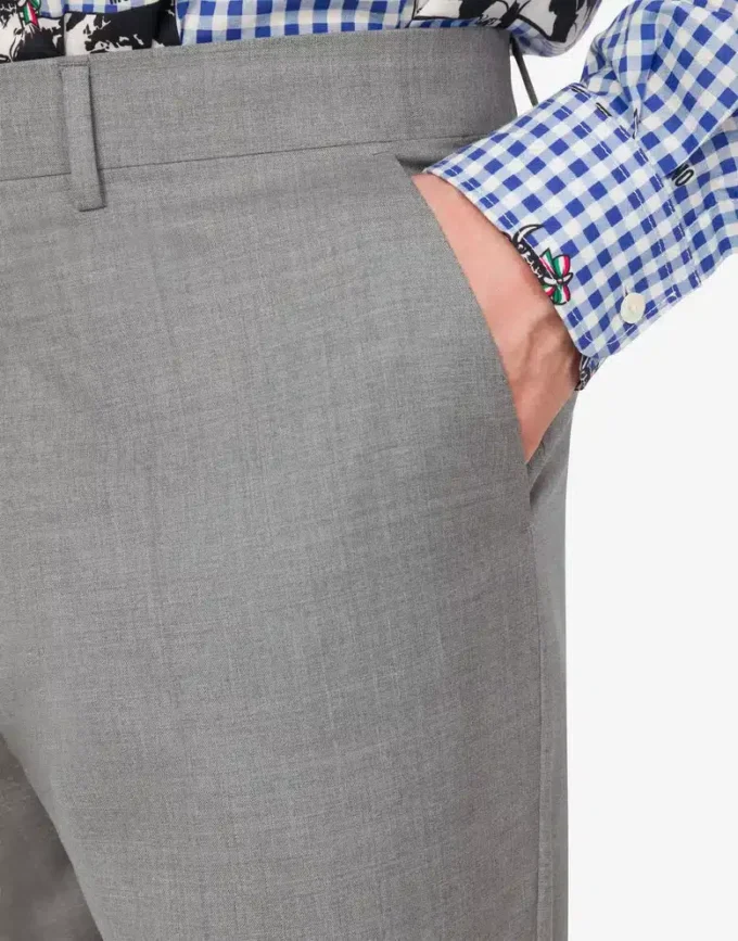 Pantalones de lona de lana Pantalones de lona de lana