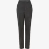 Pantalones de lona de lana bordados