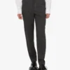 Pantalones de lona de lana bordados