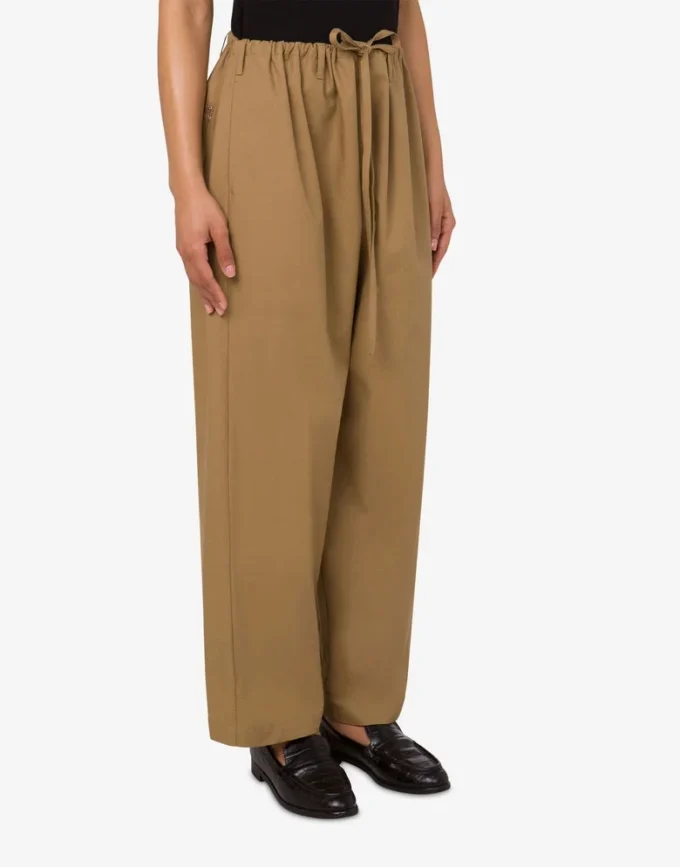 Pantalones de sarga de algodón