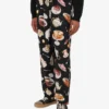 Pantalones de satén estampados