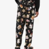 Pantalones de satén estampados