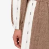 Pantalones de tejido elástico de mezcla de lana Pantalones de tejido elástico de mezcla de lana