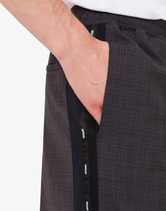 Pantalones elásticos de mezcla de lana