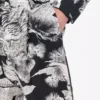 Pantalones ligeros de popelín de algodón con estampado de ganso