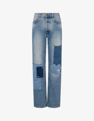 Pantalones vaqueros de patchwork