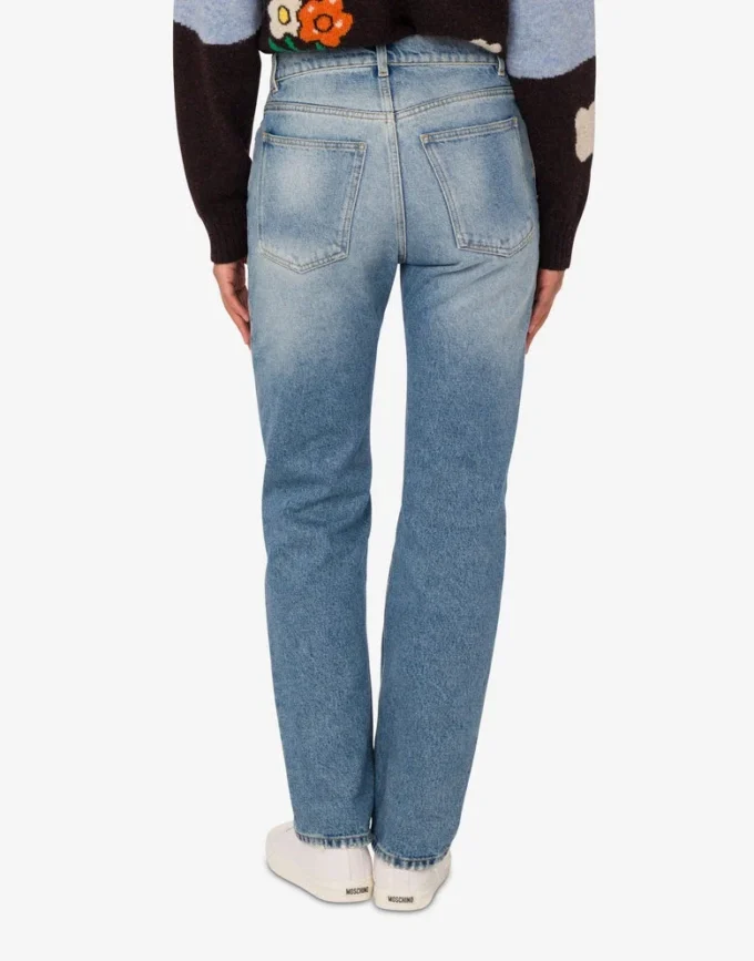 Pantalones vaqueros de patchwork Pantalones vaqueros de patchwork