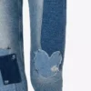 Pantalones vaqueros de patchwork Pantalones vaqueros de patchwork